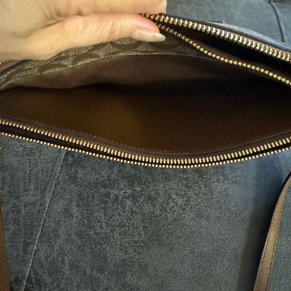 Coach Tan and Brown Signature Crossbody Bag and Wallet Set - Picture 7 of 15